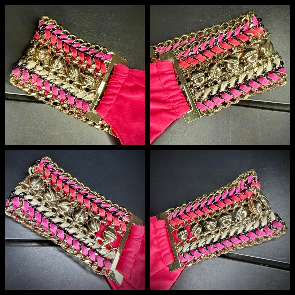 Beach Bunny “Belize Beauty” Bikini Bottoms Pink - Picture 3 of 11